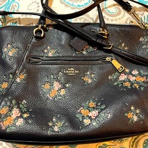 Coach Prairie Satchel With Rose Bouquet